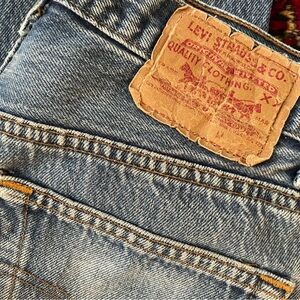 Vintage Levi’s 501 made in USA denim jeans